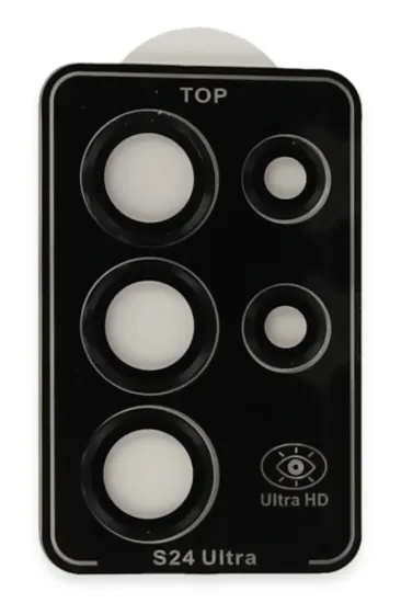 Joko Samsung Galaxy S23 Ultra PVD Metal Kamera Lens - Siyah resmi