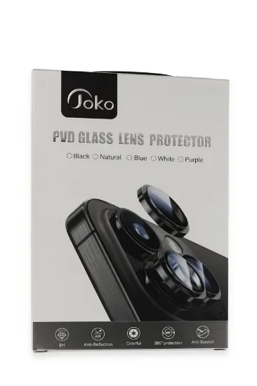 Joko Samsung Galaxy S23 Ultra PVD Metal Kamera Lens - Siyah resmi