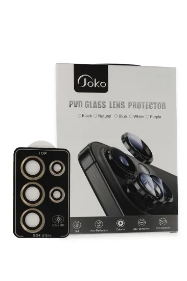 Joko Samsung Galaxy S23 Ultra PVD Metal Kamera Lens - Gold resmi