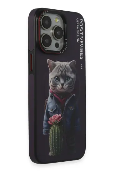 Joko iPhone 14 Pro Max Fun Magsafe Kapak - Derin Mor resmi