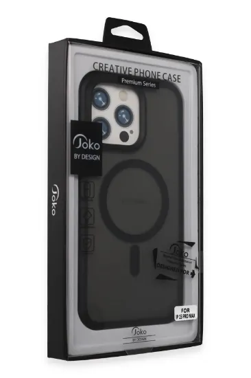 Joko iPhone 15 Pro Max Toras Airbag Magsafe Kapak - Siyah resmi