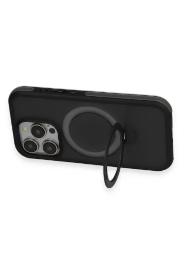 Joko iPhone 15 Pro Max Zorda Airbag Magsafe Standlı Kapak - Lacivert resmi