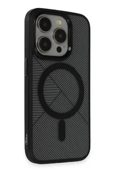 Joko iPhone 13 Pro Max Vito Magsafe Kapak - Siyah resmi