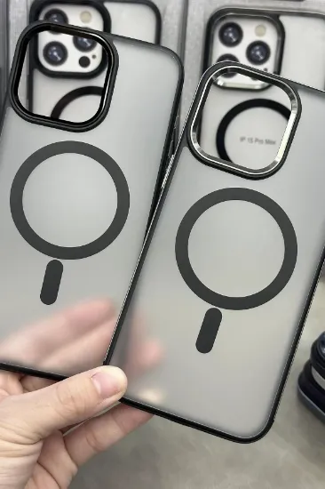 Joko iPhone 15 Pro Max Solid Magsafe Kapak - Lacivert resmi