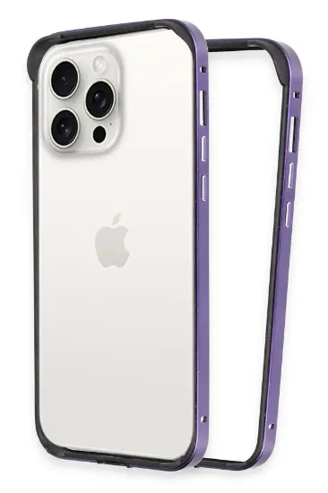 Joko iPhone 14 Pro Max Land Bumper Koruma Kapak - Derin Mor resmi