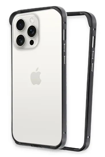 Joko iPhone 15 Pro Land Bumper Koruma Kapak - Siyah resmi