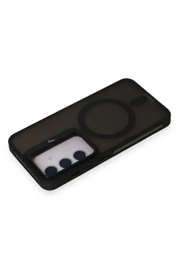 Joko Samsung Galaxy S24 Plus Flet Lens Magsafe Kapak - Siyah resmi