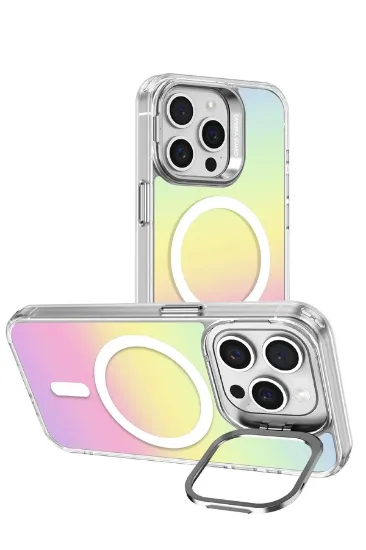 Joko iPhone 14 Pro Max Armor Magsafe Kapak - Rainbow resmi