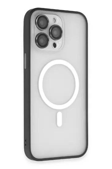Joko iPhone 14 Pro Max Kılıf Martin Lens Magneticsafe Kapak - Siyah resmi