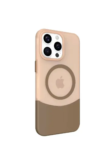 Joko iPhone 15 Pro Max PC Suit Magsafe Kapak - Kahverengi resmi