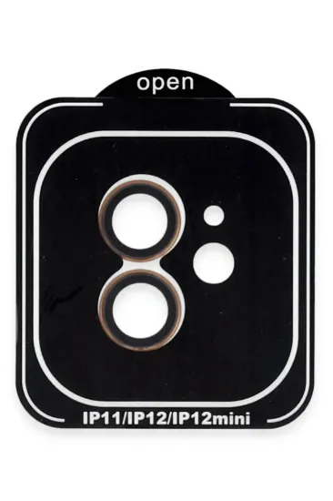 Joko iPhone 11 PVD Metal Kamera Lens - Turuncu resmi