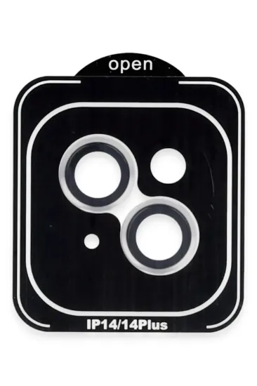 Joko iPhone 14 PVD Metal Kamera Lens - Gümüş resmi