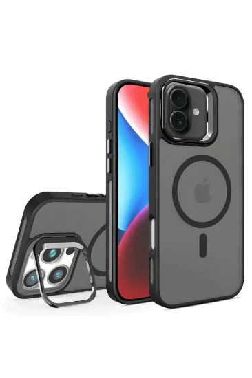 Joko iPhone 16 Plus Flet Lens Magsafe Kapak - Siyah resmi