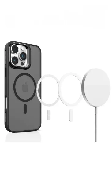 Joko iPhone 16 Plus Flet Lens Magsafe Kapak - Siyah resmi