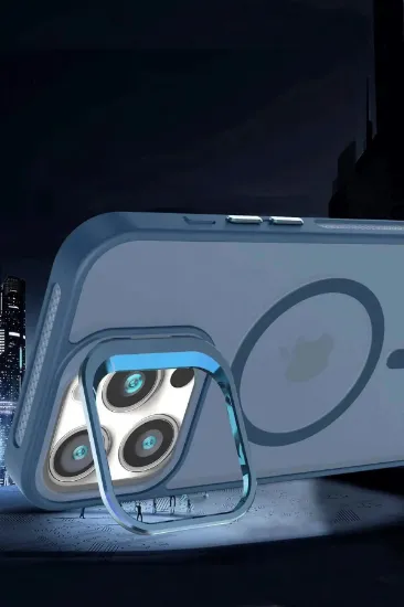 Joko iPhone 16 Pro Max Flet Lens Magsafe Kapak - Gri resmi