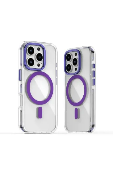 Joko iPhone 16 Pro Bella Magsafe Kapak - Derin Mor resmi
