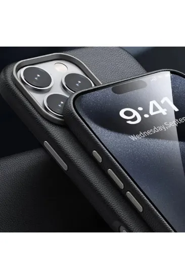Joko iPhone 16 Pro Max Wonder Deri Magsafe Kapak - Bronz resmi