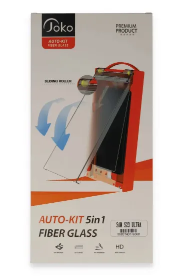 Joko Samsung Galaxy S23 Ultra AutoKit 5in1 Fiber Cam Ekran Koruyucu resmi