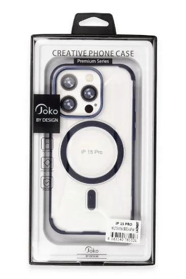 Joko iPhone 15 Pro Max Hilton Magsafe Kapak - Titan Gri resmi