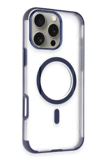 Joko iPhone 16 Pro Hilton Magsafe Kapak - Lacivert resmi