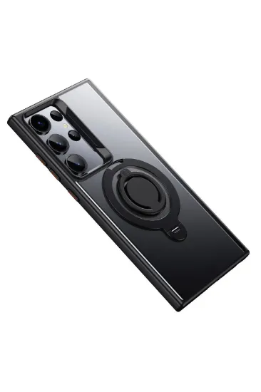 Joko Samsung Galaxy S23 Ultra Avatar 360 Dönen Magsafe Kapak - Siyah resmi