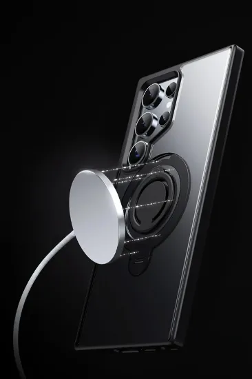 Joko Samsung Galaxy S24 Avatar 360 Dönen Magsafe Kapak - Siyah resmi