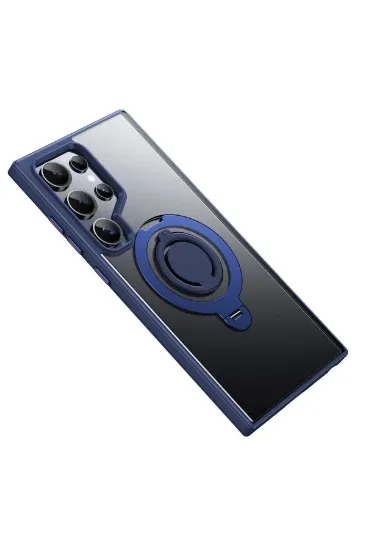 Joko Samsung Galaxy S24 Ultra Avatar 360 Dönen Magsafe Kapak - Lacivert resmi
