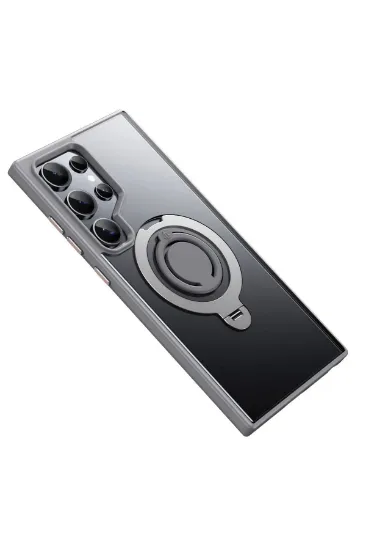 Joko Samsung Galaxy S24 Ultra Avatar 360 Dönen Magsafe Kapak - Titan Gri resmi