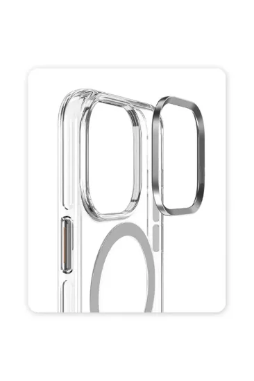 Joko iPhone 16 Pro Max Crystal Magsafe Kapak - Şeffaf resmi