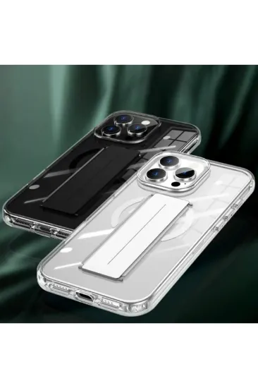 Joko iPhone 16 Kılıf Alfa Magsafe Standlı Kapak - Şeffaf resmi