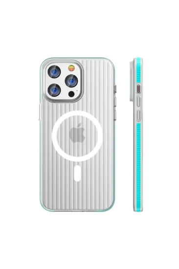 Joko iPhone 16 Pro Max Line Magsafe Kapak - Mavi resmi