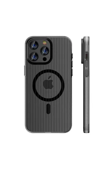 Joko iPhone 16 Pro Line Magsafe Kapak - Gri resmi