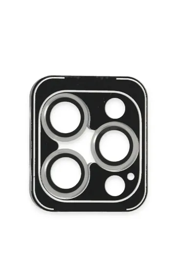 Joko iPhone 16 Pro Max PVD Metal Kamera Lens - Gümüş resmi