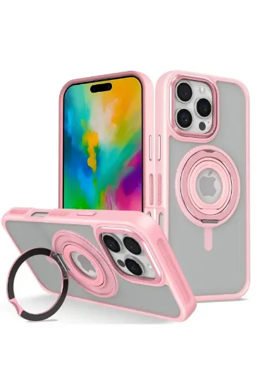 Joko iPhone 16 Pro Max Banza Magsafe Standlı Kapak - Pembe resmi