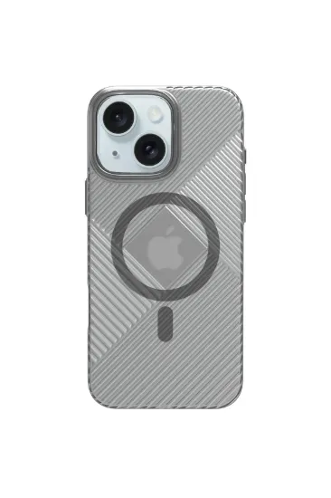 Joko iPhone 15 Stella PC Sert Magsafe Kılıf - Siyah resmi