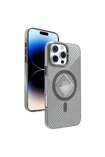 Joko iPhone 16 Pro Max Stella PC Sert Magsafe Kılıf - Siyah resmi