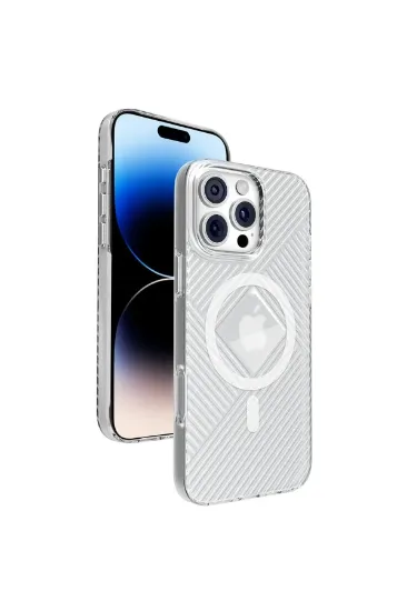 Joko iPhone 16 Pro Max Stella PC Sert Magsafe Kılıf - Şeffaf resmi