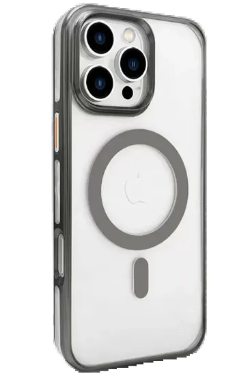 Joko iPhone 16 Pro Max Gleam PC Sert Magsafe Kılıf - Titan Gri resmi