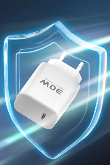 Joko JK89 30W Type-C Çıkışlı Ekstra DC66 1M Type-C to Lightning  Kablolu PD Şarj Cihazı - Beyaz resmi