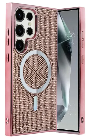 Joko Samsung Galaxy S23 Ultra Helen Magsafe Kapak - Pembe resmi
