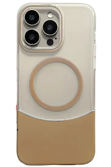 Joko Apple iPhone 16 Pro Max Velar Magsafe Kapak - Çöl Titanyum resmi