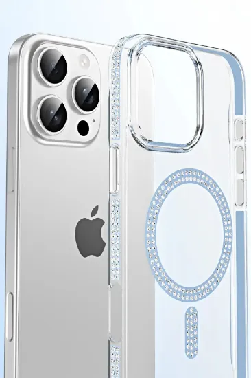 Joko Apple iPhone 14 Move Taşlı Magsafe Kapak - Siyah resmi