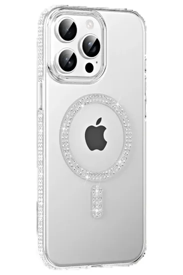 Joko Apple iPhone 14 Pro Max Move Taşlı Magsafe Kapak - Natural Grey resmi