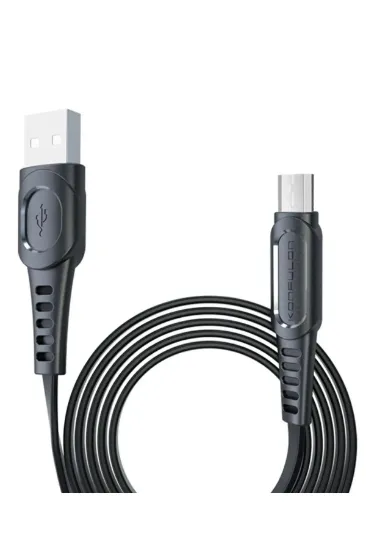 Konfulon DC01 Süper Hızlı Micro USB Kablo 1M 2.4A - Siyah resmi