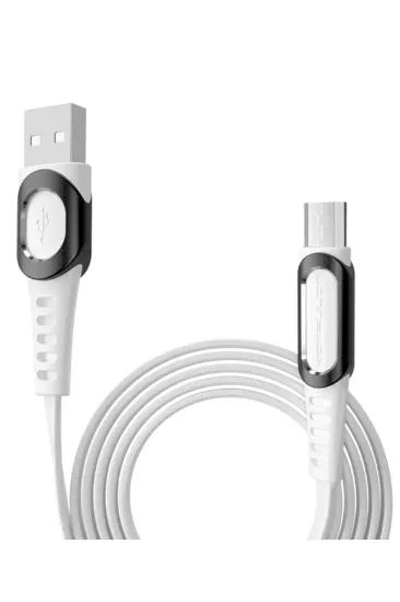 Konfulon DC01 Süper Hızlı Micro USB Kablo 1M 2.4A - Beyaz resmi