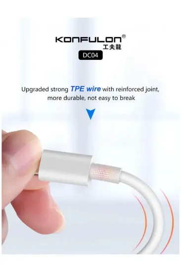 Konfulon DC04 Süper Hızlı Micro USB Kablo 1M 2A resmi