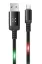 Konfulon DC09 Ses Duyarlı Işıklı Micro USB Kablo 1M 2A - Siyah resmi