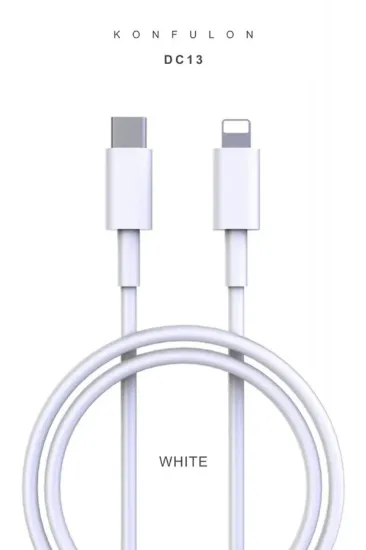Konfulon DC13 1M 20W Type-C to Lightning Kablo iphone Uyumlu resmi