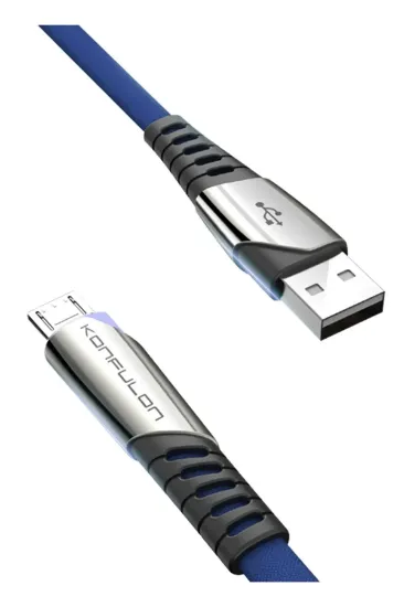 Konfulon DC16 Micro USB Kablo 1M 2.4A - Mavi resmi