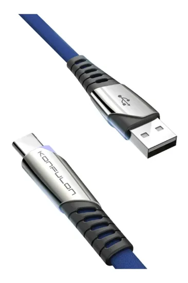 Konfulon DC18 Type-C Kablo 1M 5A - Mavi resmi